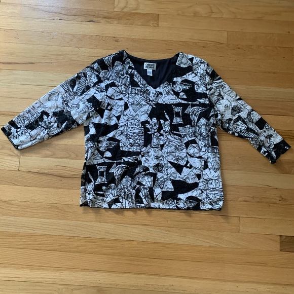 🚨3/$15🚨 Chico’s Lace V-Neck Top - Plus Size 3 (16) - Picture 8 of 9